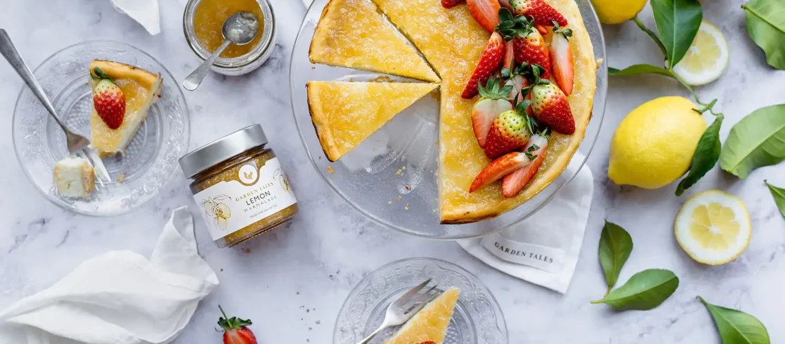 Garden Tales Lemon Cheesecake