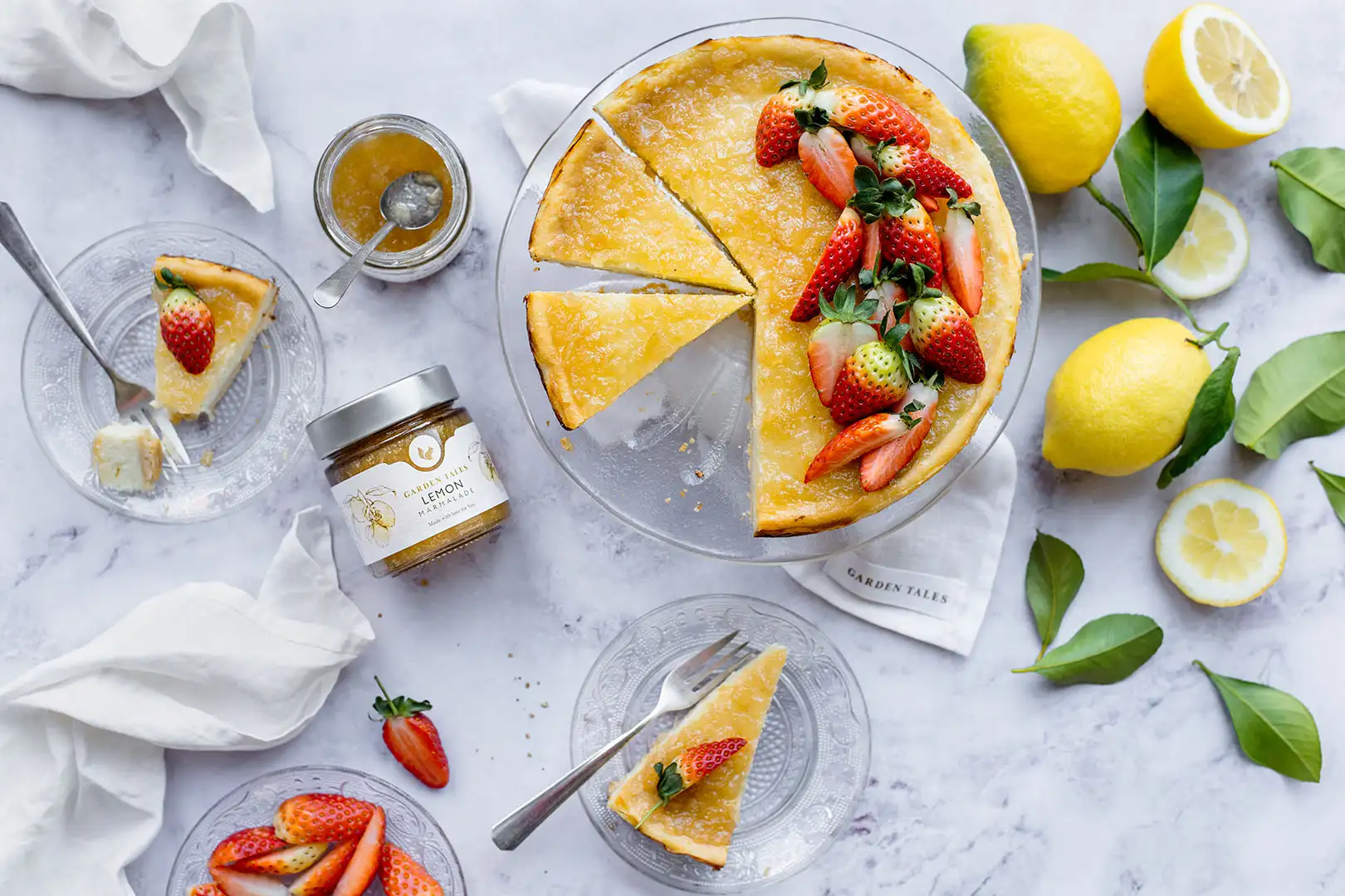 Garden Tales Lemon Cheesecake